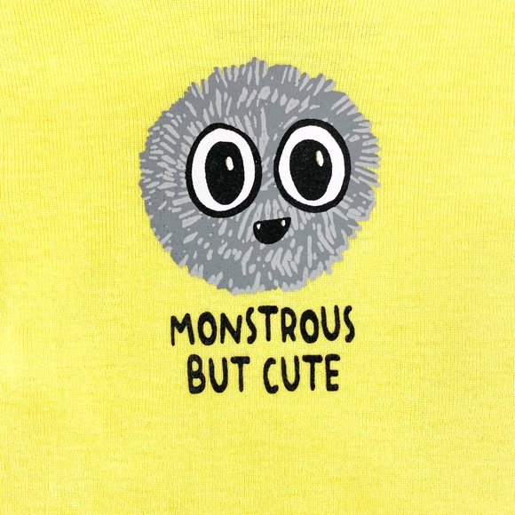 OK!E DOKIE Monstrous But Cute 2 PC Set Bodysuit + Pants OEKO-TEX 3M - Picture 4 of 11